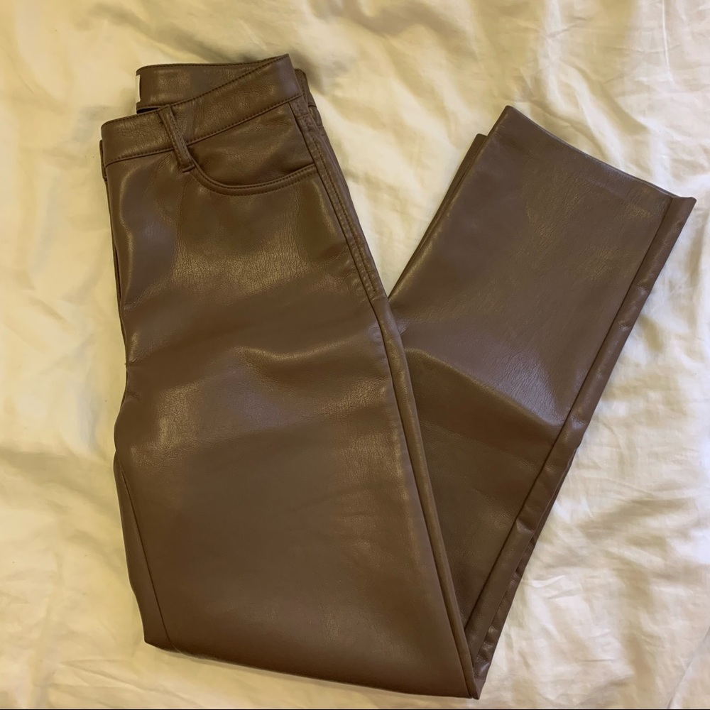 Aritzia Wilfred The Melina Pant Caramelized Walnut Size 0 Short - Picture 5 of 10